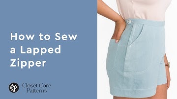 How to Sew a Lapped Zipper
