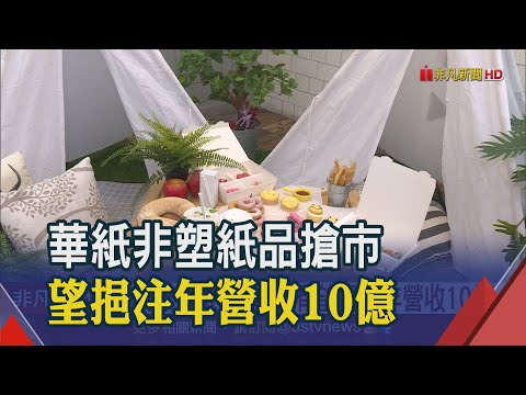 手搖杯材環保升級!華紙推全紙回收容器 未來挹注年營收逾10億│非凡財經新聞│20200714