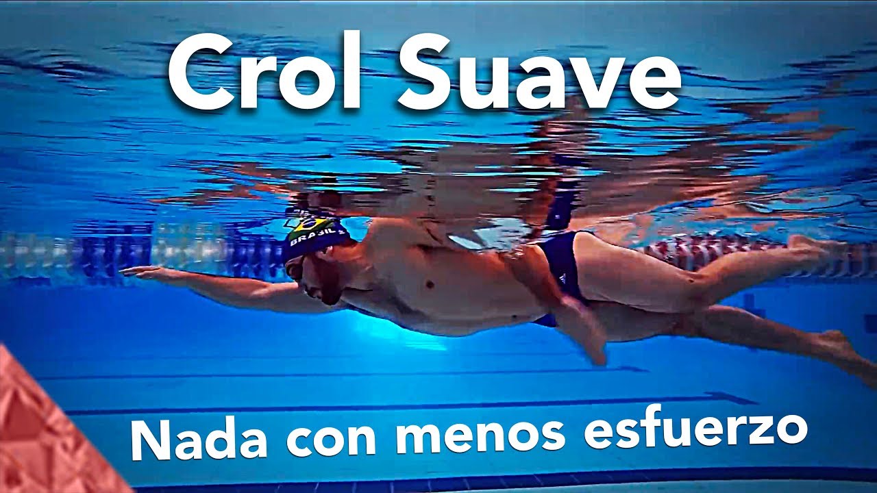 Nadar a crol correctamente con menos esfuerzo. Estilo libre suave. Natacion