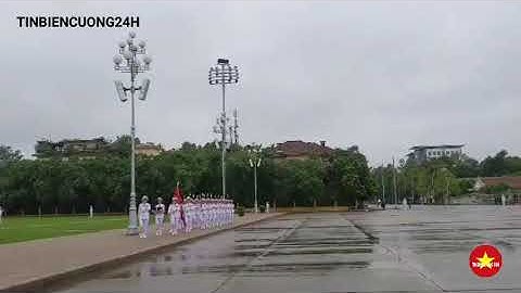 Toàn cảnh Lễ treo cờ rủ Quốc tang nguyên Tổng Bí thư Lê Khả Phiêu