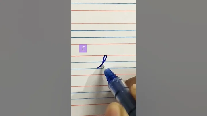 How to write small letter f in cursive writing | Cursive writing for beginners | Cursive writing✍️