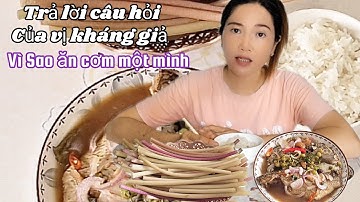 Cá mâu kho trái giác chấm bông súng món ăn dân dã đồng quê