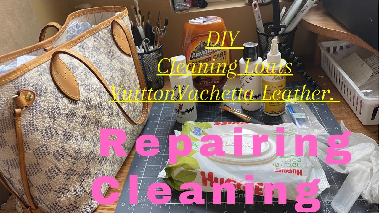 Repairing & Cleaning Louis Vuitton Canvas/ Vachetta Leather