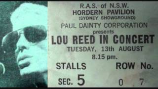 Lou Reed Live Sydney 1974 (audio)