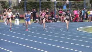 2017年5月6日日体大記録会　女子100ｍ　成田