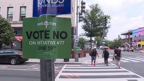 Washington DC votes to raise minimum wage for waiting staff