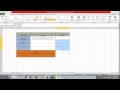 Tutorial Cómo elaborar  una tabla en Excel, con celdas combinadas, función suma y función promedio.