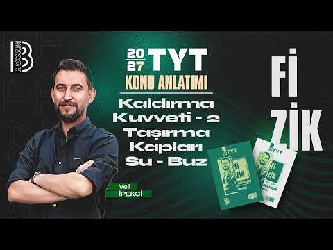 34) TYT Physics - Buoyancy 2 - Overflowing Containers - Water - Ice - Veli İPEKÇİ - 2027