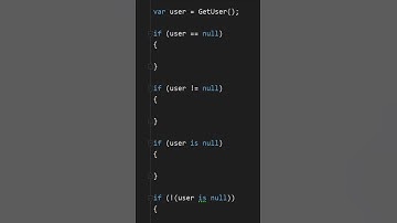 Are you checking for null correctly in C#? #Shorts