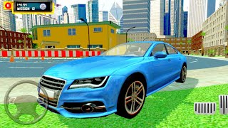 jeu android voiture - Multi level 4 Parking - belle voiture Audi - jeux gratuit screenshot 2