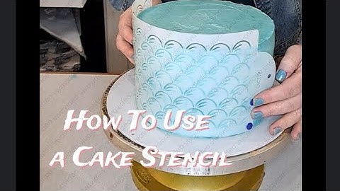 Hoe je taarten kunt sjabloneren, mijn tips en trucs