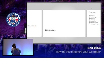 GopherCon UK 2018: Kat Zien - How do you structure your Go apps?
