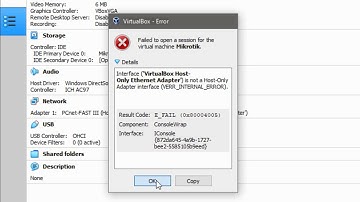 VirtualBox Host-Only Ethernet Adapter is not a Host-Only Adapter E_FAIL 0x80004005