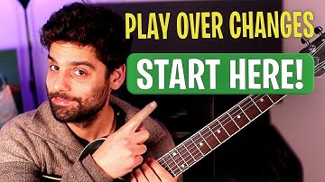 The Simplest Way To Start Playing Over Any Chord Changes on guitar