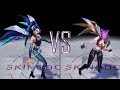 KDA ALL OUT KaiSa vs KDA KaiSa Skin Comparison Spotlight