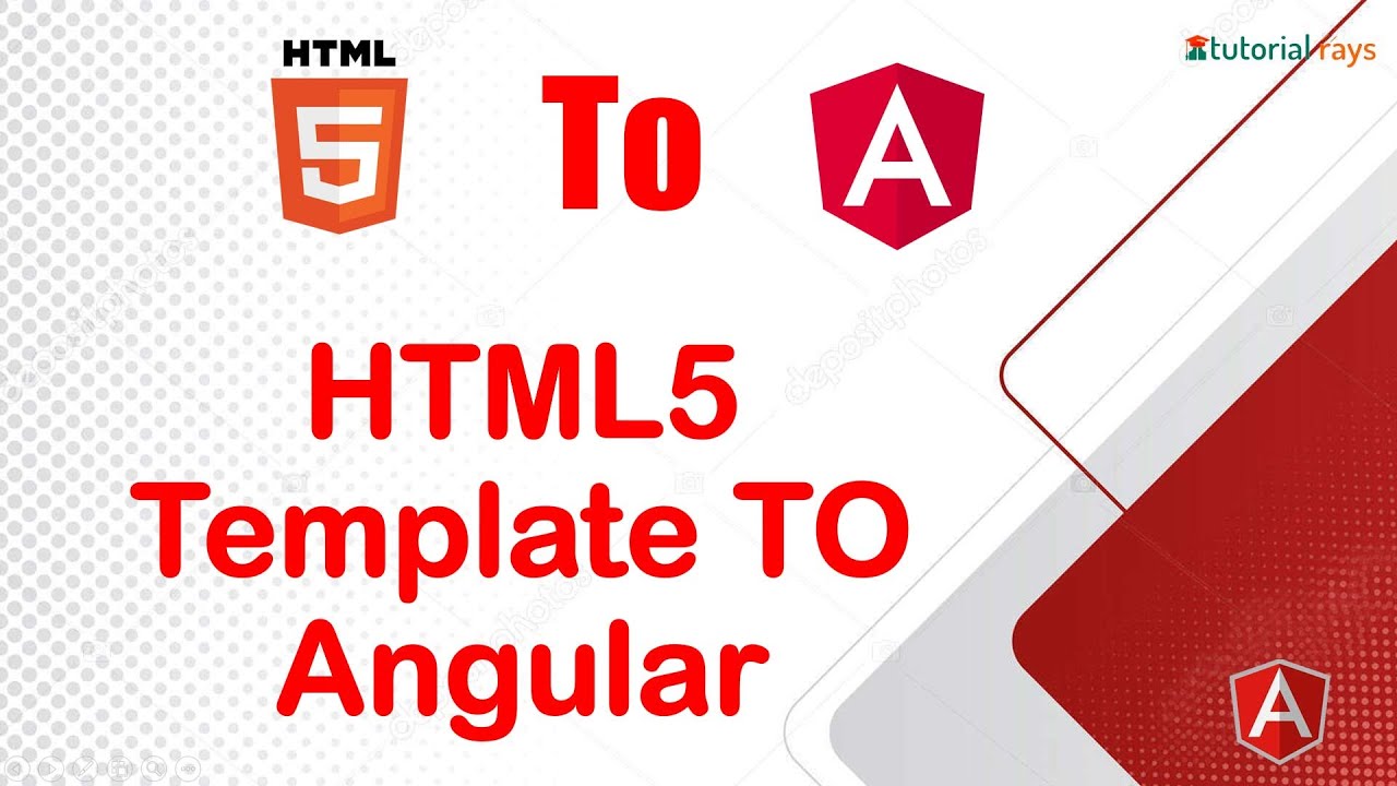 4. HTML5 Templatet To Angulr 12 / 13 | Angular 13 Tutorial for ...