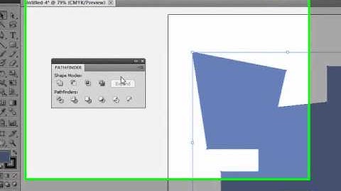 Adobe Illustrator Tutorial: Shape Modes in Pathfinder Palette
