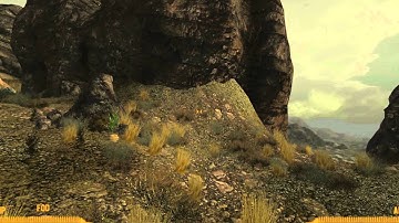 Fallout New Vegas, Raw Footage #27: Exploring Far West Area of Mojave Wasteland (in 1080p HD)
