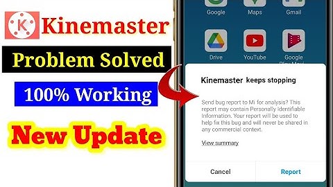How to fix kinemaster keeps stopping problem || Kinemaster keeps stopping || Problem solved 100%