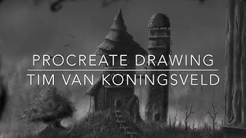 Procreate drawing: charcoal challenge (ipad pro/ pencil)