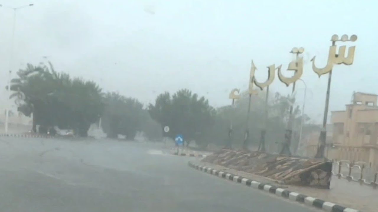 محافظة شقراء /  شاهد امطار رمضان 1445/9/9 عام 2024 :