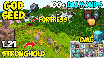 🔥 Ultimate [God Seed] For Minecraft Bedrock and PE 1.21 | Best Speedrun Seed Bedrock 1.21.124