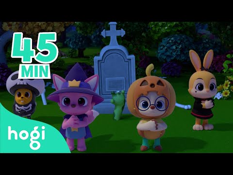 Monster Shuffle Dance and More! | Halloween Sing Along Compilation | Kids Rhymes | Pinkfong & Hogi