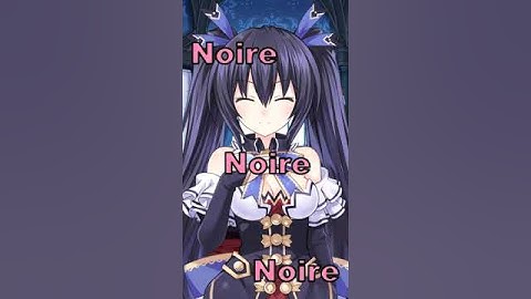 Noire Practices her singing (MOD) #Shorts #Neptunia #HyperdimensionNeptunia