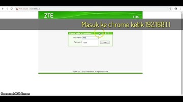 #tutorial - Setting ZTE F609 Sebagai Access Point