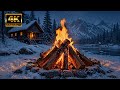🔥Comforting Fire Sounds When You Have Trouble Sleeping | Warming Fire ASMR