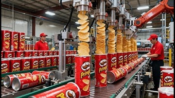 Inside the Pringles Factory: From Raw Potatoes to Perfect Chips (Full Process)