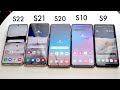 Samsung Galaxy S22 Vs Samsung Galaxy S21 Vs Galaxy S20 Vs Galaxy S10 Vs Galaxy S9! (Comparison)