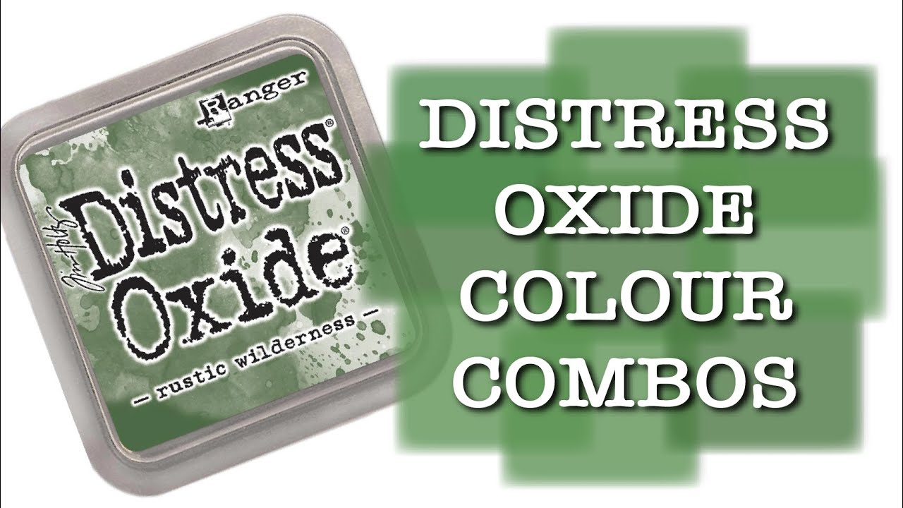 Ranger Tim Holtz Distress Oxide Ink Pad - Crushed Olive Color For Crafting
