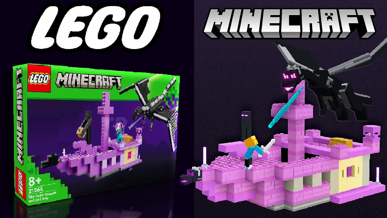 Beating Minecraft with Only Lego sets!