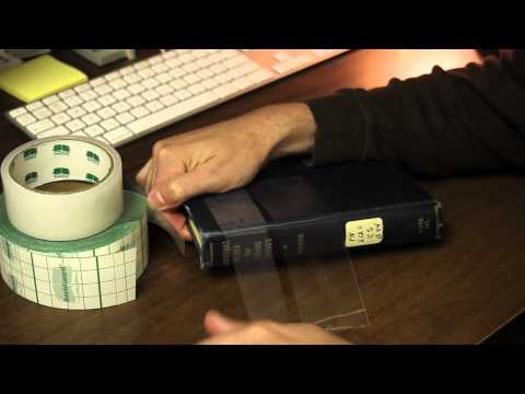 How To Use Book Binding Tape