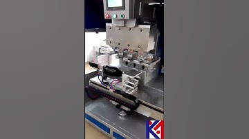 Four-color servo shuttle pad printer(with rotating fixture, independent plastic head, cleaning tape)