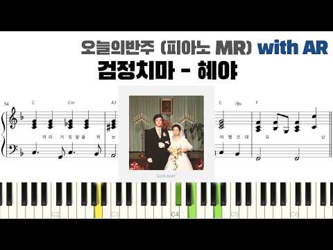 혜야 (반주악보) - 검정치마