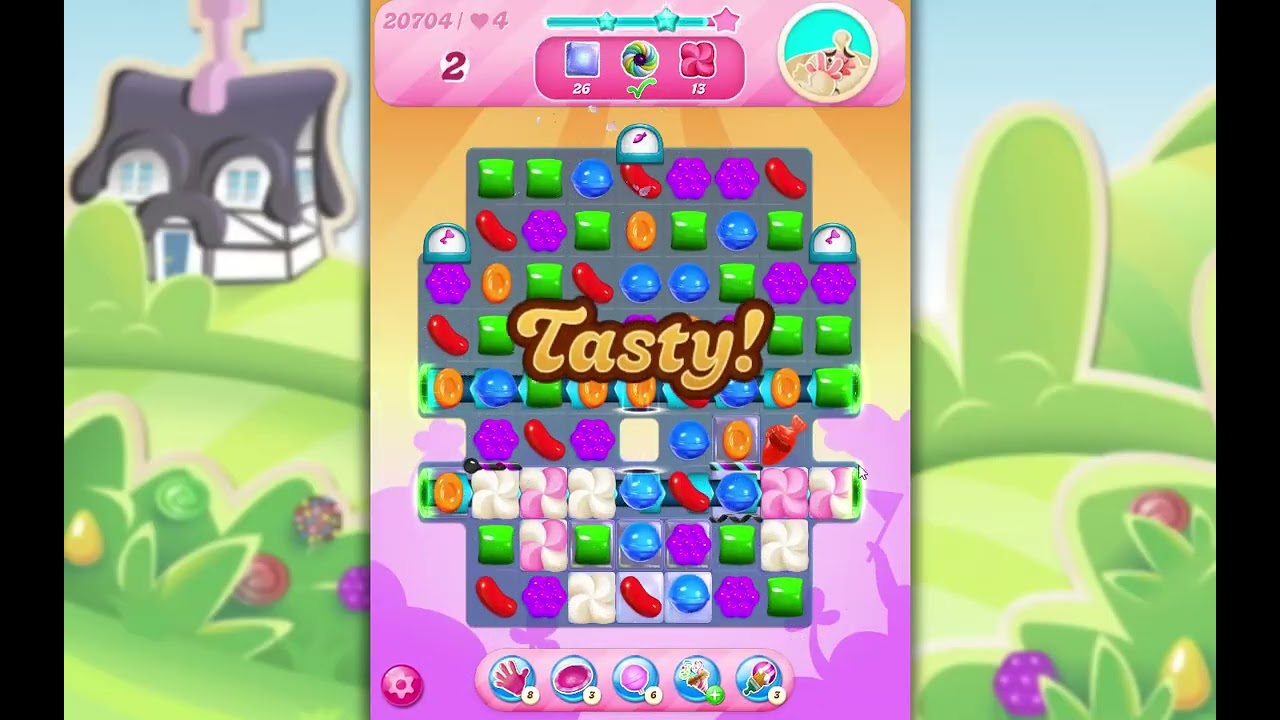 Candy Crush Saga Level 20704 - YouTube
