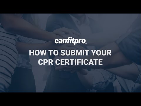 How to Submit your CPR Certificate