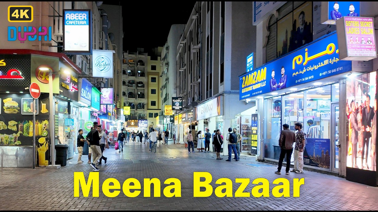 Bur Dubai Famous Places | Meena Bazaar Streets | Evening Walking Tour