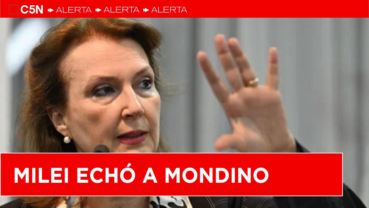 JAVIER MILEI ECHÓ a la canciller DIANA MONDINO - YouTube