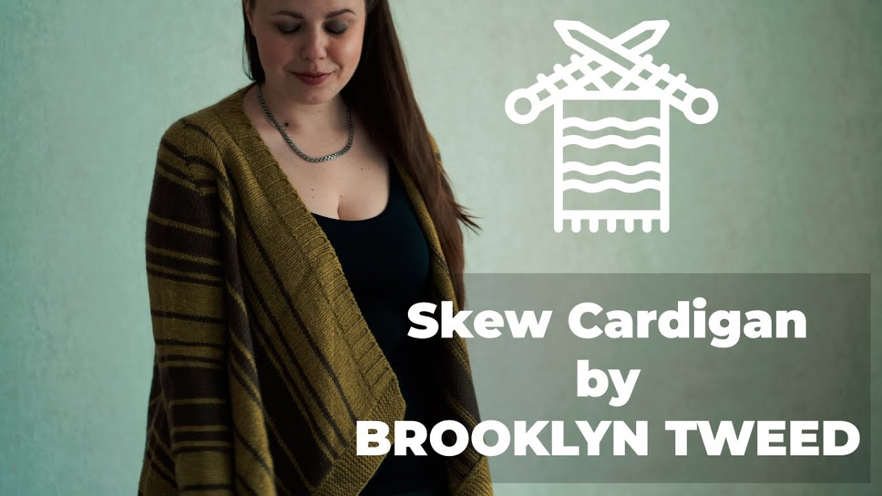 Skew Cardigan by Brooklyn Tweed ✁ Hudson Worsted Yarn