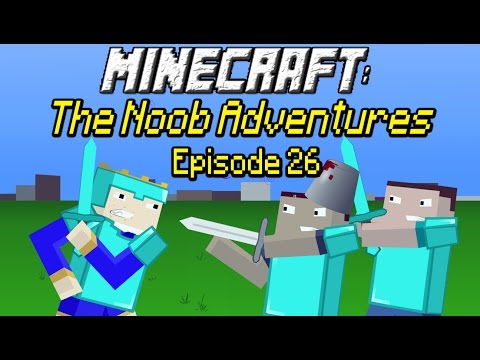 Minecraft for noobs (cartoon) part 9 'The redstone power 