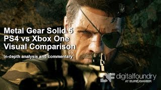 Metal Gear Solid 5 PS4 vs Xbox One Graphics Comparison