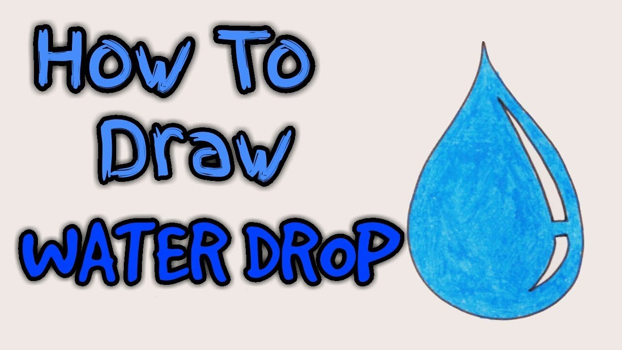 How To Draw Water Droop Water Droop Blue Water Droop Blue Water Droop Drawing Blue Water Youtube