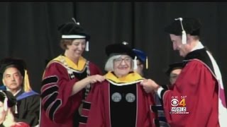 First Woman To Earn Degree From WPI Crosses Stage 60 Years Later