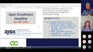 OCMI Benefits Open Enrollment 6-1-23 - CA employees Meeting Recording