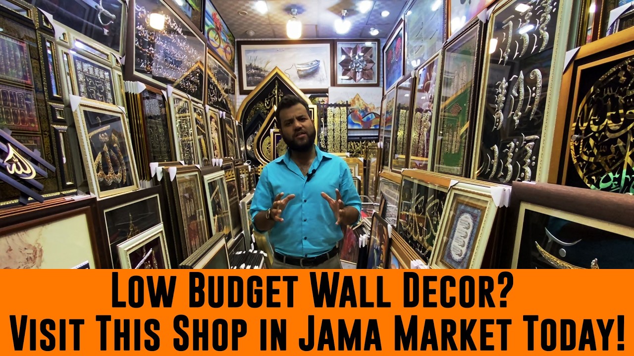 Jama Cloth Market Ki Sabse Sasti Wall Frames Shop 😱 | Budget Decoration Ideas!