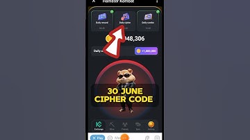 June 30th Hamster Kombat Daily Cipher Morse Code To Unlock 1,000,000 coins today