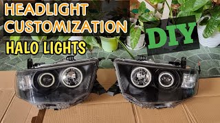 Paano Mag-Customize ng Headlight | Halo Light Install | DIY